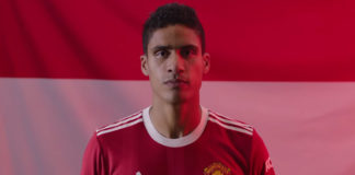 Varane à Manchester United (capture écran Youtube)