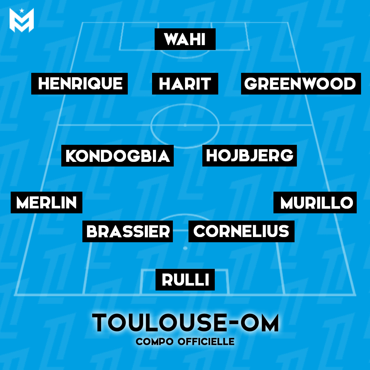 La compo officielle de De Zerbi pour Toulouse-OM