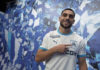 Neal Maupay sous les couleurs de l'OM