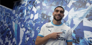 Neal Maupay sous les couleurs de l'OM