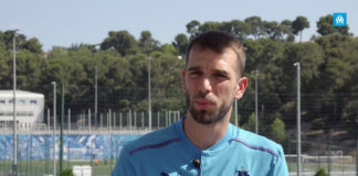 Pau Lopez lors de son arrivée à l'OM (capture écran)