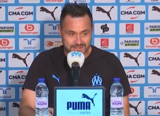 De Zerbi en conférence de presse avant OL-OM