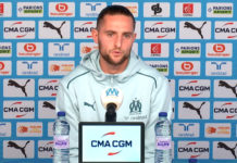 Rabiot en conférence de presse avec l'OM