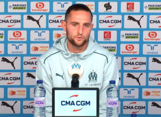 Rabiot en conférence de presse avec l'OM