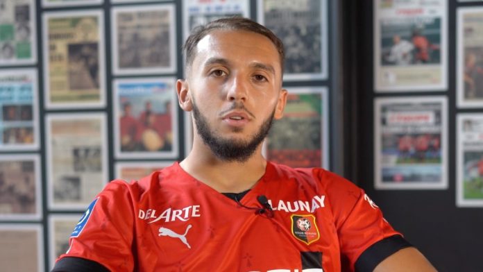 Amine Gouiri, attaquant de Rennes