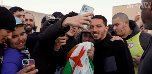 Bennacer lors de son arrivée à Marseille